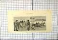 Old Print Sports Upper Burma Water Chattee Stakes Ladies Only Mules 1887 19th