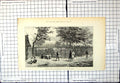 Antique Print Sketches In Burmah Stockade On Road To Ruby Mines People 1887