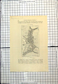 Original Old Antique Print Bandjermassin Banjarmasin Indonesia French Map C1889