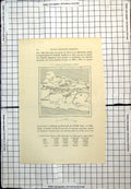 Antique Old Print Surabaga Indonesia Teak Forests Semarang French Map C1889