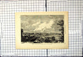 Antique Print View Leith From Easter Road (1751) After Paul Sandby Scotland