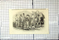 Old Antique Print 59Th Regiment Madras Native Infantry Hong Kong Sketched