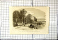 Antique Print Front Summer Garden St. Petersburg Scene Attempt Czar'S Life