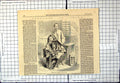 Antique Old Print Chinese Girls Sketched Hong-Kong Head Wear Earrings 1857 19th
