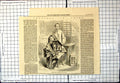 Old Print Chinese Girls Sketched Hong-Kong Head Wear Earrings Chair 1857 19th