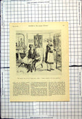 Old Print Punch Cartoon Mustn'T MissO'Clock News Most Optimistic 1941
