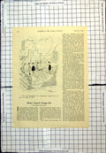 Old Punch Cartoon Boss Asking To See Employee At Once Bomb Site 1941 20th