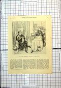 Antique Old Print Punch Cartoon No Use Turning On News Now Worst Over 1941 20th