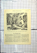 Antique Print Punch Cartoon Coal Merchant Delivering To Gent Sillince 1941 20th