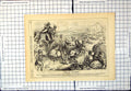 Old Print Punch Cartoon Downs Trying Epsom Team Horses Difficulties 1870 19th