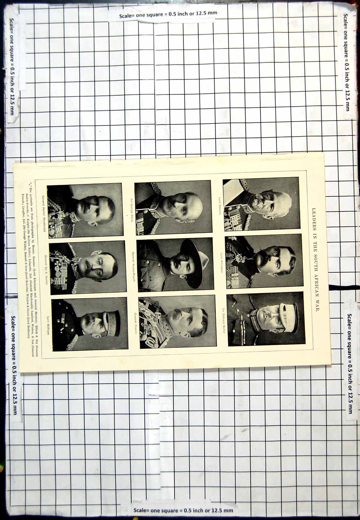 Antique Print Leaders In The South African War Nine Portraits Kitchener Etc