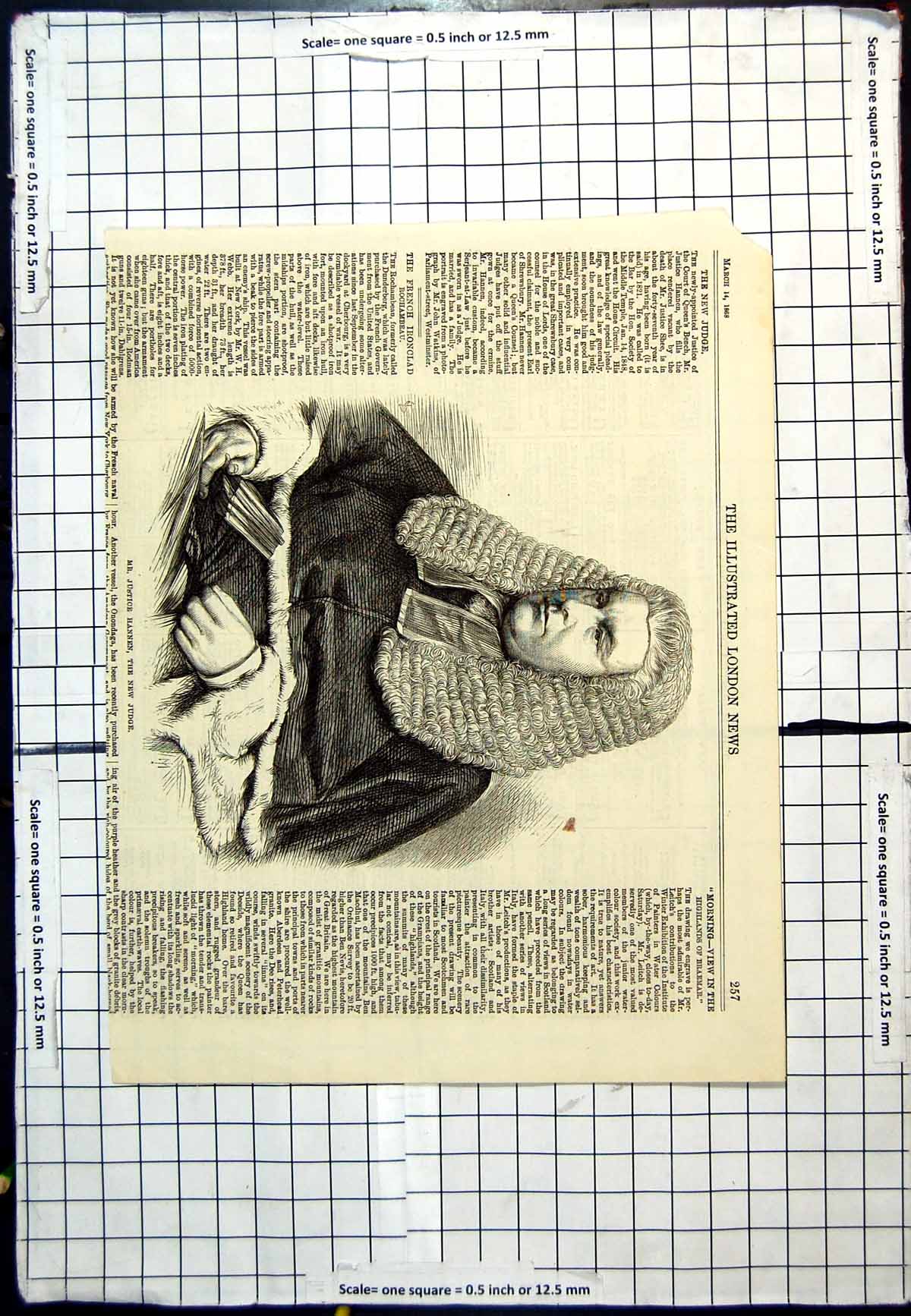 Old Mr Justice Hannen The New Judge Justice Court Queen'S Bench 1868 Victorian