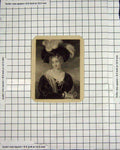 Original Old Antique Print Portrait Lady Womane Engraving Woolnoth