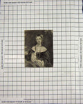 Original Old Antique Print Portrait Beautiful Lady Woman Fine Art