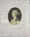 Original Old Antique Print Portrait Beautiful Lady Woman Engraving Bromley