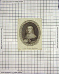 Original Old Antique Print Portrait Lady Jane Armine Taylor Engraving