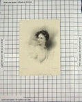 Original Old Antique Print Portrait Lanthe Westall Finden Engraving 19th