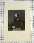 Original Old Antique Print Engraving Roffe Portrait Marquis Salisbury