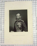 Original Old Antique Print Engraving Roffe Portrait General Roberts