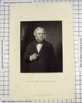 Original Old Antique Print Engraving Holl Portrait John Bright M.P.