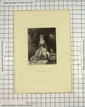 Original Old Antique Print Engraving Brigands Cave Family Uwins Rolls