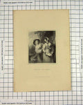 Original Old Antique Print Engraving Doretta Isabel Ladies Robinson