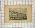 Original Old Antique Print Engraving Regent Street Buildings Shepherd