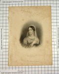 Old Antique Print Engraving Portrait Anne Isabella Lady Noel Byron 1832 19th