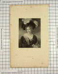 Original Old Antique Print Engraving Portrait Leonora Lady Woolnoth