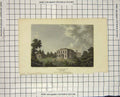 Original Old Antique Print 1806 Gilead House Lancashire Solomon Napoleonic Era
