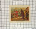 Original Old Antique Print Scene Agag Brought Before Samuel
