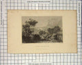 Original Old Antique Print View Newport South Church River Bartlett Victorian