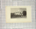 Original Old Antique Print 1831 Moseley Hall Worcestershire Barber 19th Century