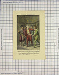 Original Old Antique Print Bensley Pierre Theatre Palmer Hopkins