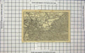 Original Old Antique Print Map Italy Street Plan Torino Panorama Antonelliana