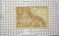 Original Old Antique Print Map Italy Pallanza Lago Maggiore Intra Suna