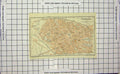 Original Old Antique Print Map Italy Street Plan Cremona Vecchia Piazza