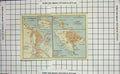 Original Old Antique Print Map Germany Street Plan Cuxhaven Helgoland Dune