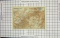 Original Old Antique Print Map Germany Schwarzathal Blankenburg Allendorf