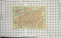 Original Old Antique Print Map Germany Street Plan Greifswald Ryck River