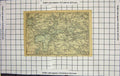 Original Old Antique Print Map Germany Preetz Malente Eutin Plon Bosau