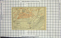 Original Old Antique Print Map Germany Street Plan Wittenberg Elbe River