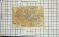 Original Old Antique Print Map Germany Wilhelmshohe Schloss Seeberg Karls