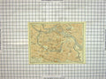 Original Old Antique Print Map Germany Street Plan Breslaui Oder River