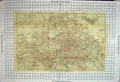 Original Old Antique Print Map Germany Plan Charlottenburg Schonberg