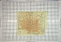 Original Old Antique Print Map Italy Street Plan Bologna Giard Margherita