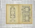 Original Old Antique Print Map Germany Ethnographical Museum Plan Gallery