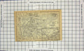 Original Old Antique Print Map Germany Street Plan Coburg Umgebung Festung