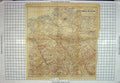 Original Old Antique Print Map Germany Deutschland Leipzig Hannover
