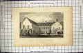 Old 1829 Fryars Aylesford Kent Shepherd Winkles Engraving Architectur 19th